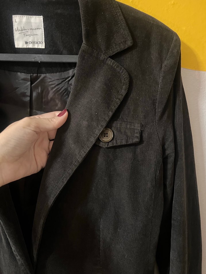 L | DeFacto | Kadife Ceket - Görsel 4