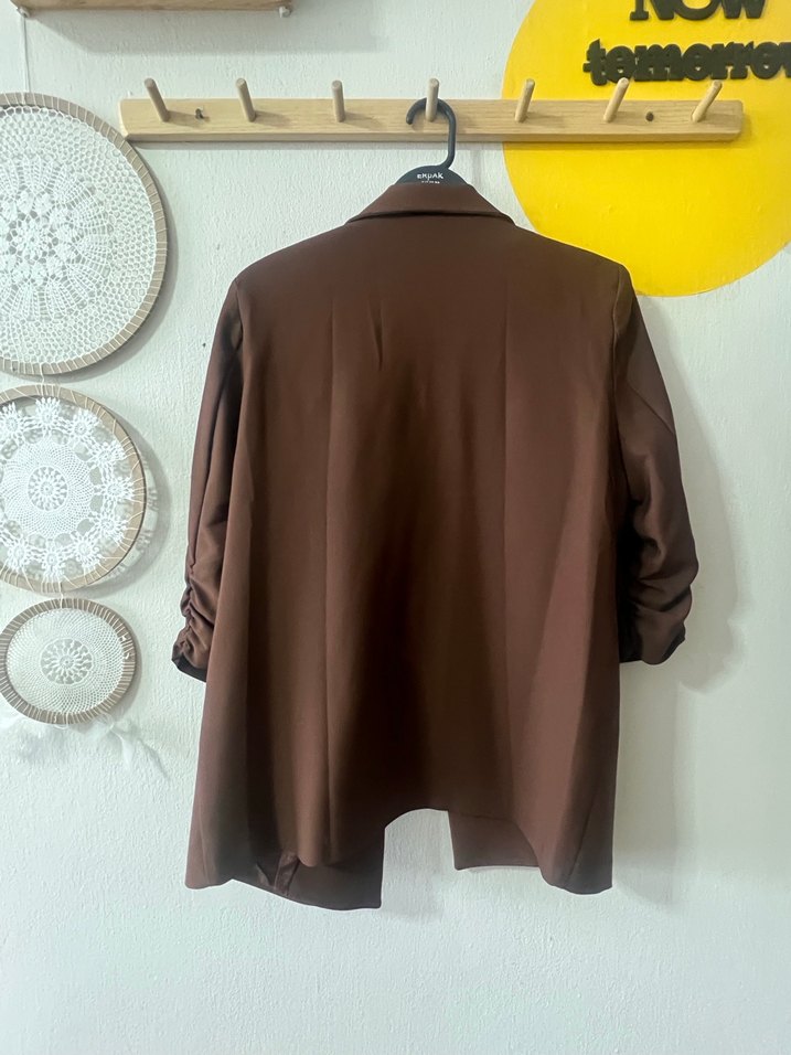 42 | Trendyol | Kahverengi Ceket - Görsel 3