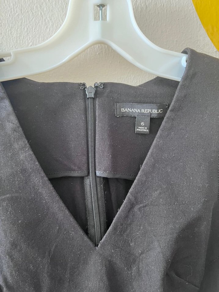 36 | Banana Republic | Siyah Mini Elbise - Görsel 4