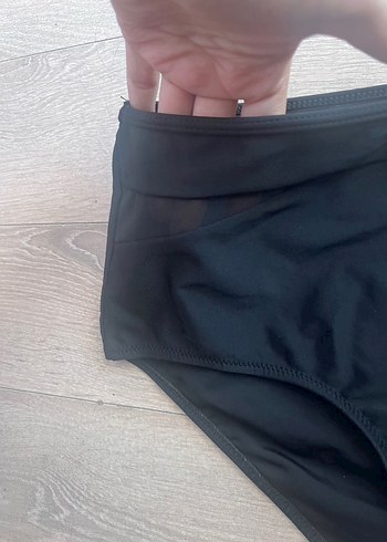 44 Beden siyah Renk Siyah Basic Bikini Altı