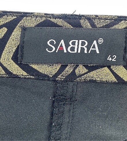 42 Beden altın Renk Sabra Gold Desenli Pantolon
