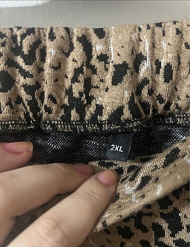 xxl Beden camel Renk Beli Lastikli etek