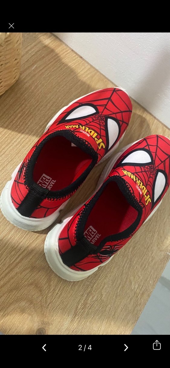 Kırmızı Spiderman Erkek Çocuk Spor Ayakkabı - Görsel 2