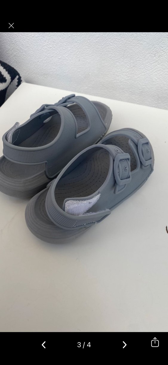 Gri Erkek Çocuk  Sandalet - Görsel 3