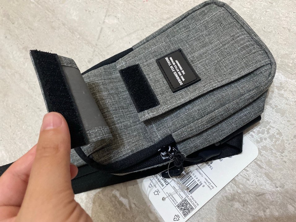 LC Waikiki Gri Siyah Minimal Çapraz Çanta — görsel 3/5