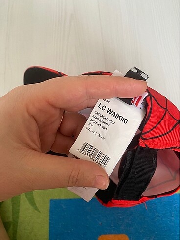 3-5 Yaş, 21 cm Beden siyah Renk Örümcek adam Batman şapka