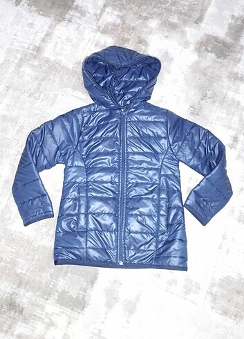 7 Yaş Beden Lacivert renk 6-7 yaş#şişme#mont#kaban#çocuk