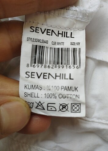 Sevenhill #sevenhıll#çocuk#şort#kapri#beyaz