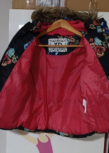 Çiçek Desenli Kız Çocuk Şişme Yelek - Görsel 9