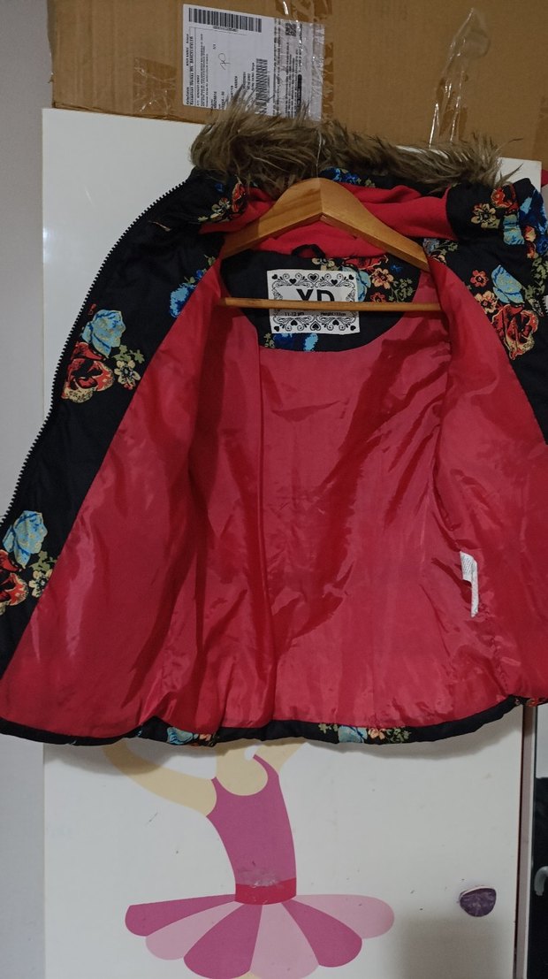 Çiçek Desenli Kız Çocuk Şişme Yelek - Görsel 2