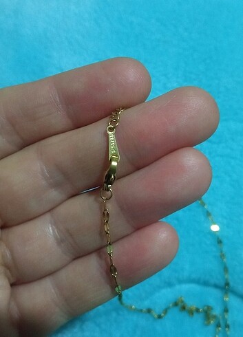 Sterling silver Çelik kolye ve Ucu