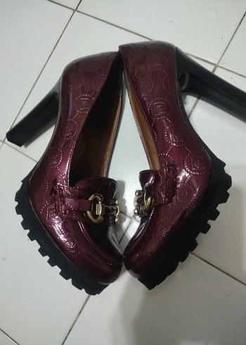 Pierre Cardin Bordo Rugan Ayakkabı.. - Görsel 8