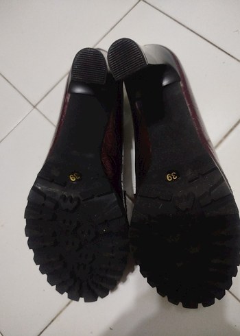 Pierre Cardin Bordo Rugan Ayakkabı.. - Görsel 9