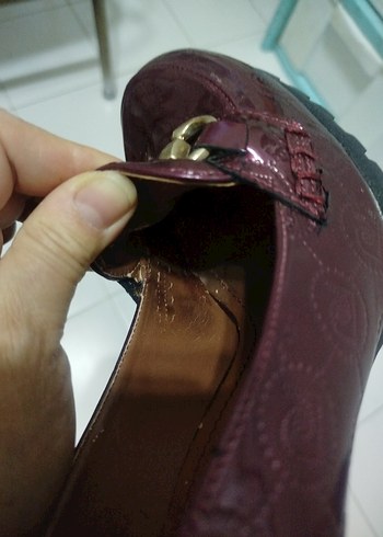 Pierre Cardin Bordo Rugan Ayakkabı.. - Görsel 12