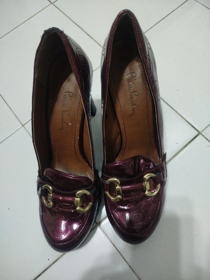 Pierre Cardin Bordo Rugan Ayakkabı.. - Görsel 4