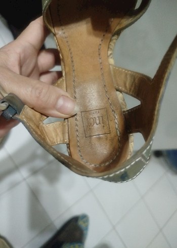 İnci Deri Sandalet.. - Görsel 7