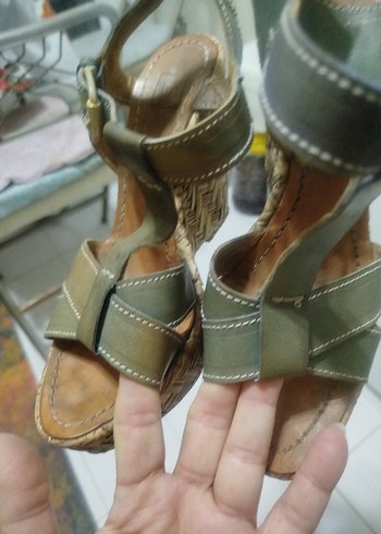 İnci Deri Sandalet.. - Görsel 9