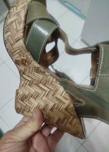 İnci Deri Sandalet.. - Görsel 4