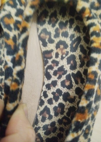 Leopar Desenli Babet Ayakkabı.. - Görsel 10
