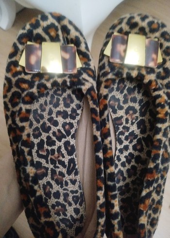 Leopar Desenli Babet Ayakkabı.. - Görsel 15