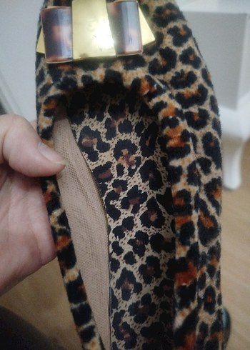 Leopar Desenli Babet Ayakkabı.. - Görsel 12