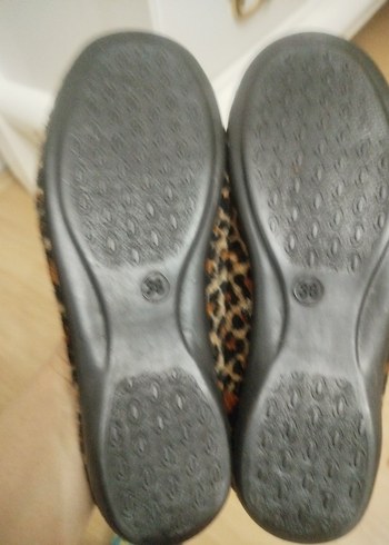 Leopar Desenli Babet Ayakkabı.. - Görsel 5