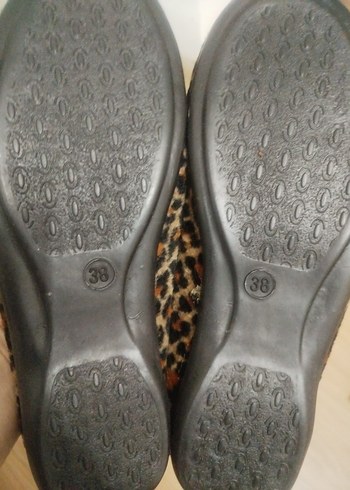 Leopar Desenli Babet Ayakkabı.. - Görsel 7