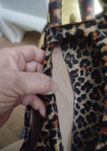 Leopar Desenli Babet Ayakkabı.. - Görsel 8