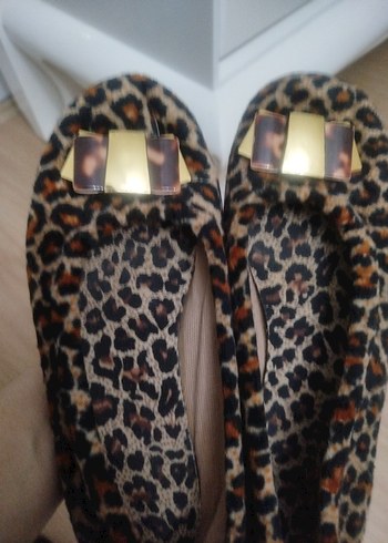 Leopar Desenli Babet Ayakkabı.. - Görsel 14