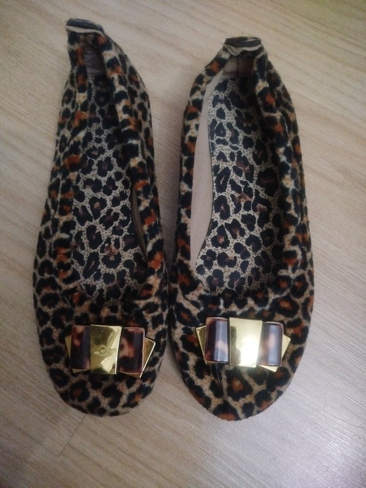 Leopar Desenli Babet Ayakkabı.. - Görsel 4