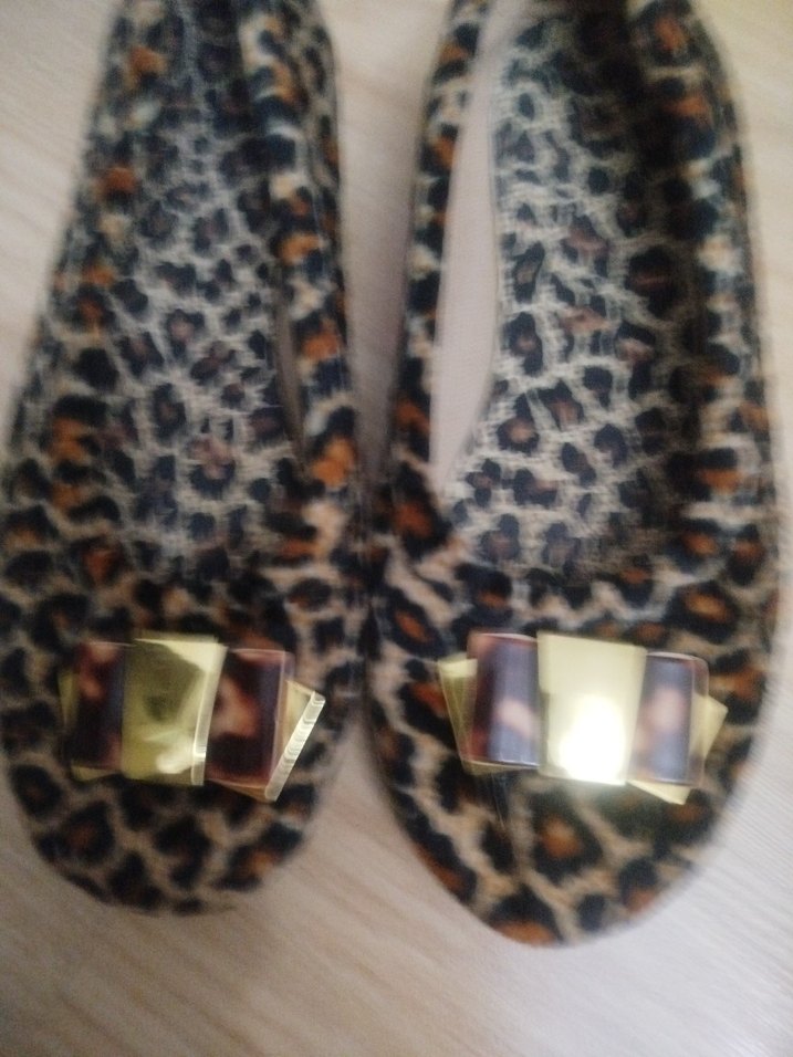 Leopar Desenli Babet Ayakkabı.. - Görsel 3