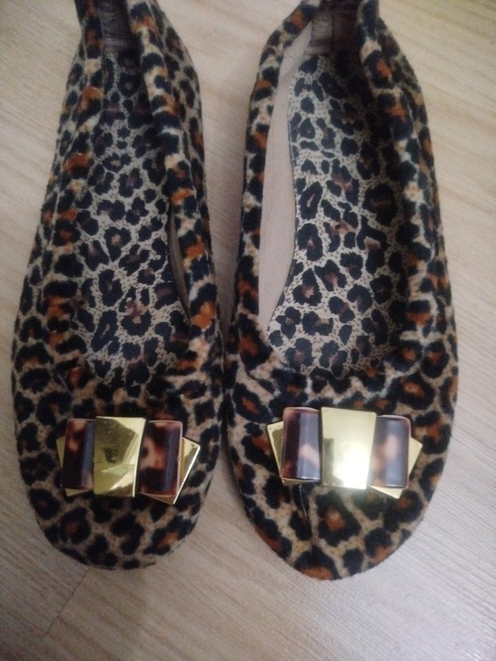 Leopar Desenli Babet Ayakkabı.. - Görsel 2