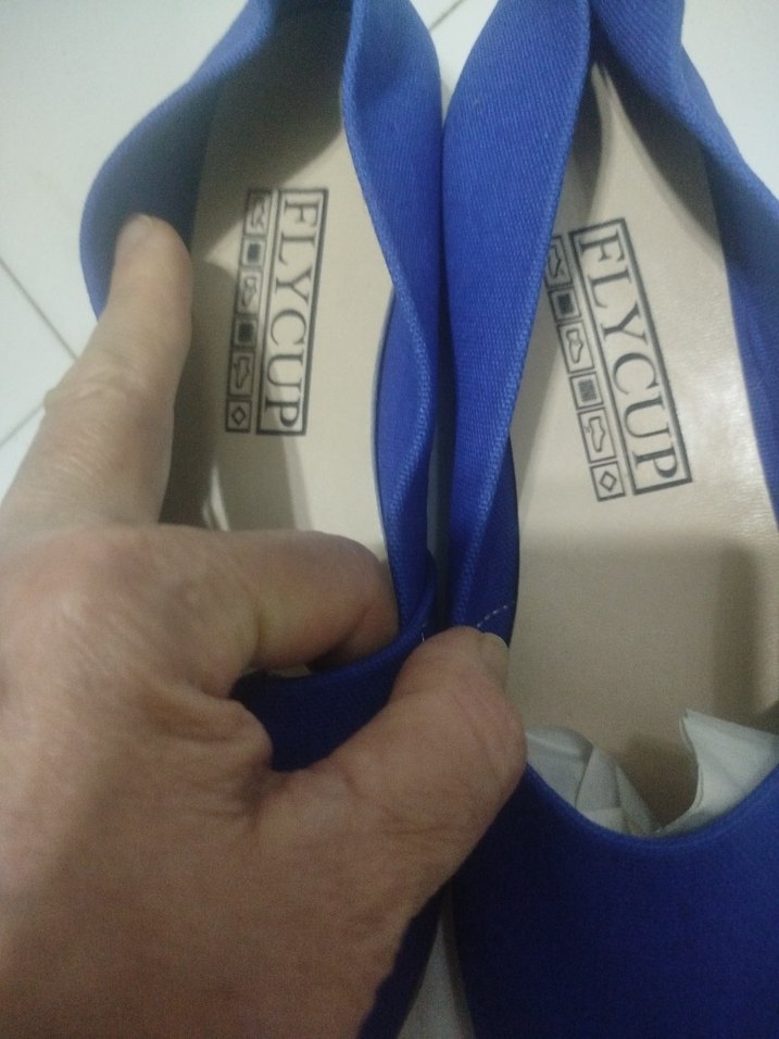 Mavi Renkli Kumaş Babet.. - Görsel 2