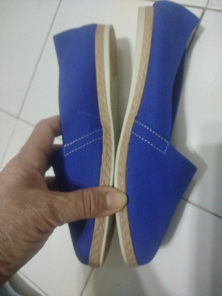 Mavi Renkli Kumaş Babet.. - Görsel 3