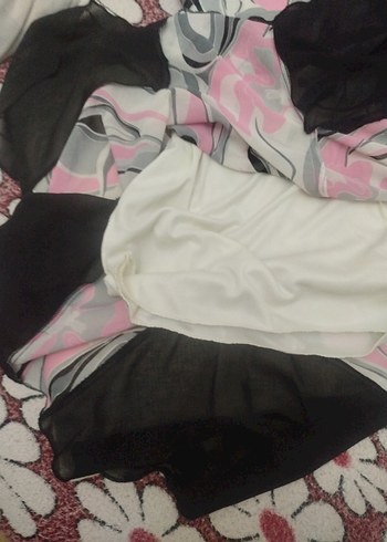 Vintage Şifon Elbise - Görsel 9