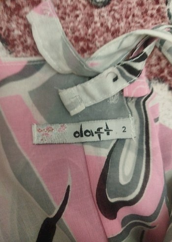 Vintage Şifon Elbise - Görsel 5