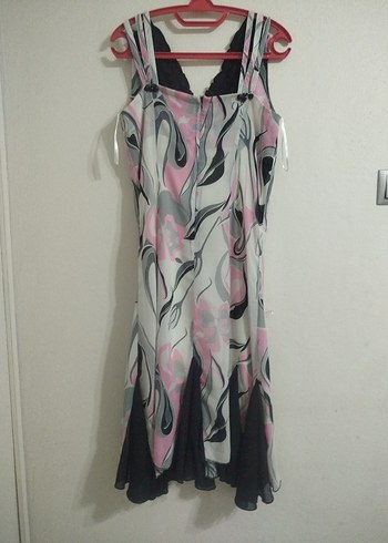 Vintage Şifon Elbise - Görsel 4