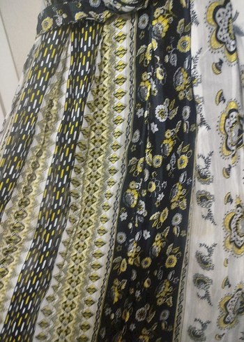 Vintage Şifon Çok Şık Elbise - Görsel 8