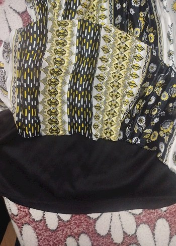 Vintage Şifon Çok Şık Elbise - Görsel 9