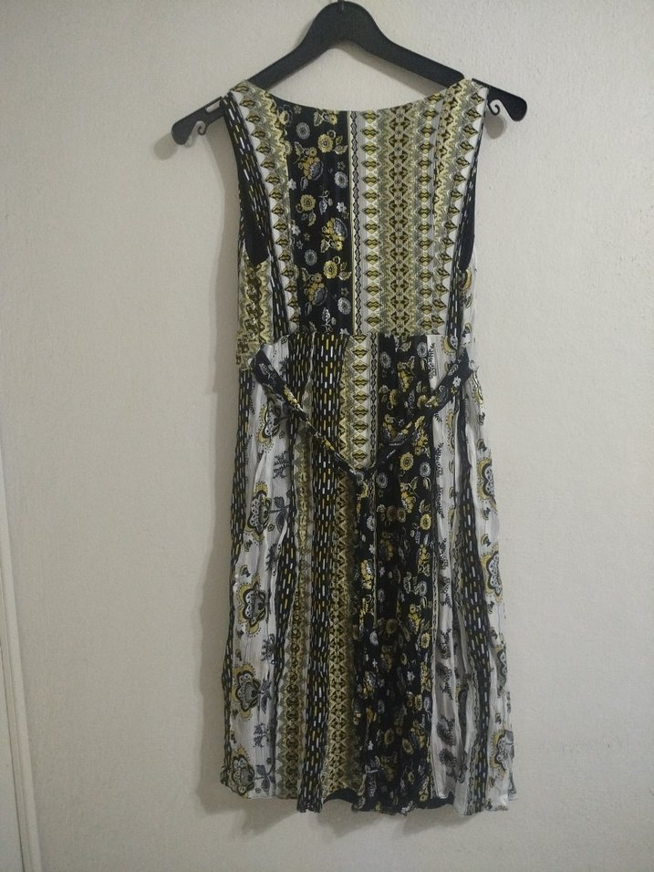 Vintage Şifon Çok Şık Elbise - Görsel 3