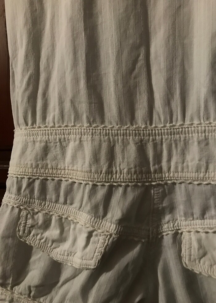 Şort tulum fisto pamuklu kumaş  orjinal - Görsel 4