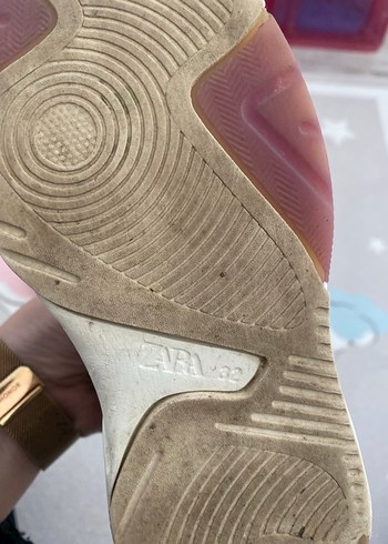 Beyaz Bağcıklı  Spor Ayakkabı - Görsel 6