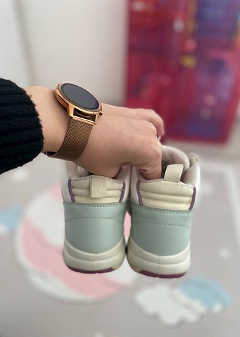 Beyaz Bağcıklı  Spor Ayakkabı - Görsel 5