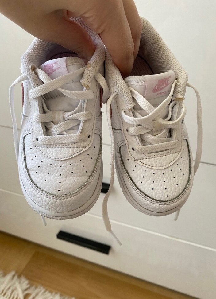 Nike .Kız Çocuk Beyaz Spor Ayakkabı - Görsel 5