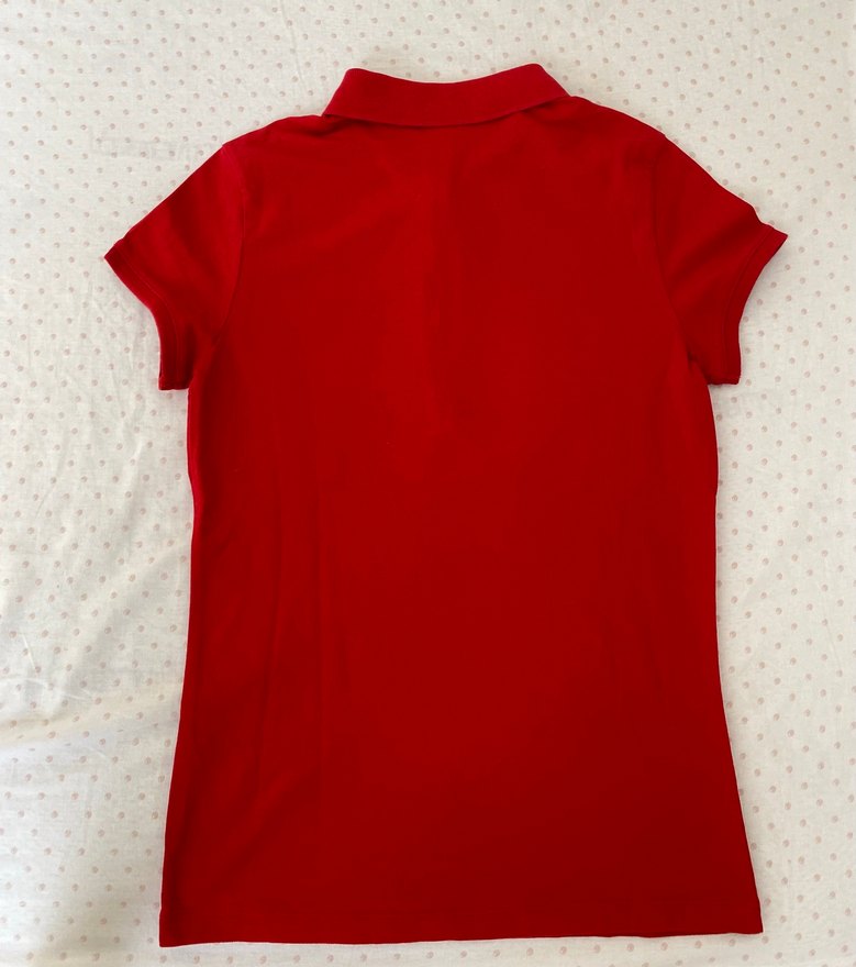 U.S. Polo Assn. Kadın Polo Yaka Kırmızı Tişört - Görsel 2