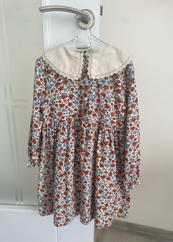 Kız Çocuk Pamuklu Elbise - Görsel 3