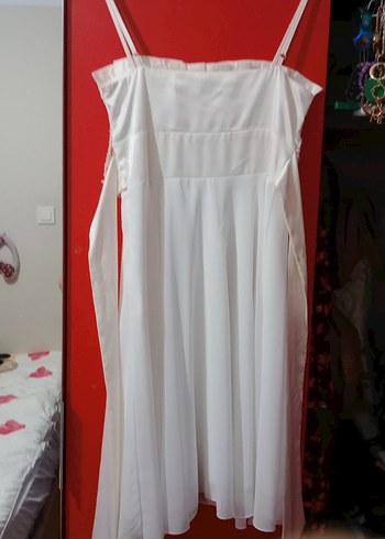 Beyaz Straplez Baby Shower - Görsel 3