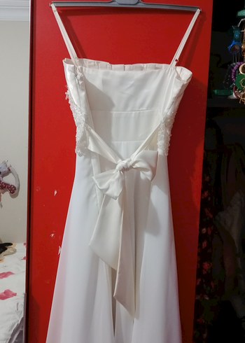 Beyaz Straplez Baby Shower - Görsel 4