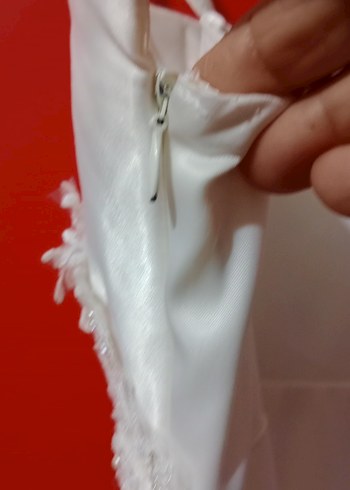 Beyaz Straplez Baby Shower - Görsel 6