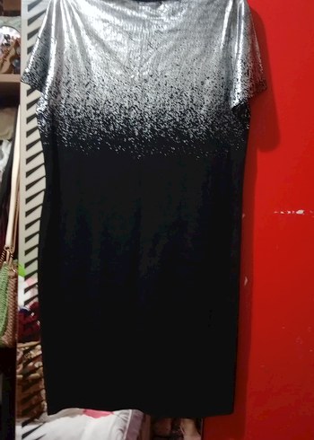 Kısa Kollu Uzun Siyah Goth Elbise - Görsel 4